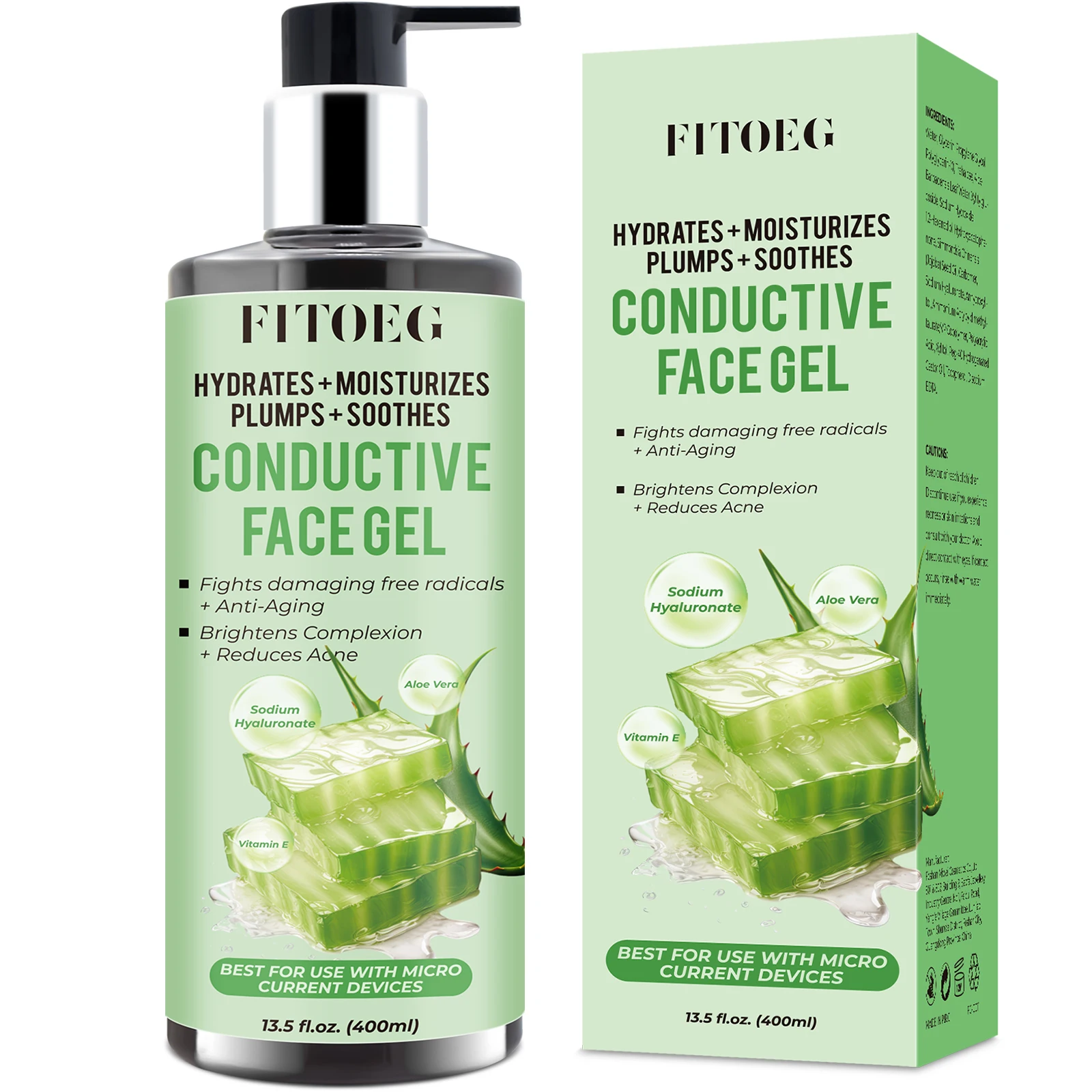Accept personal  customization super cost-effective large bottle of conductive facial gel moisturizing soothing and anti-wrinkle