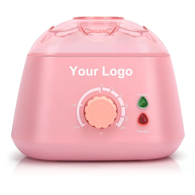 PUSISON Single Pot Depilatory Wax Machine Heater Hair Removal Paraffin Candle Hard Wax Warmer Portable Wax Heater for Home Use