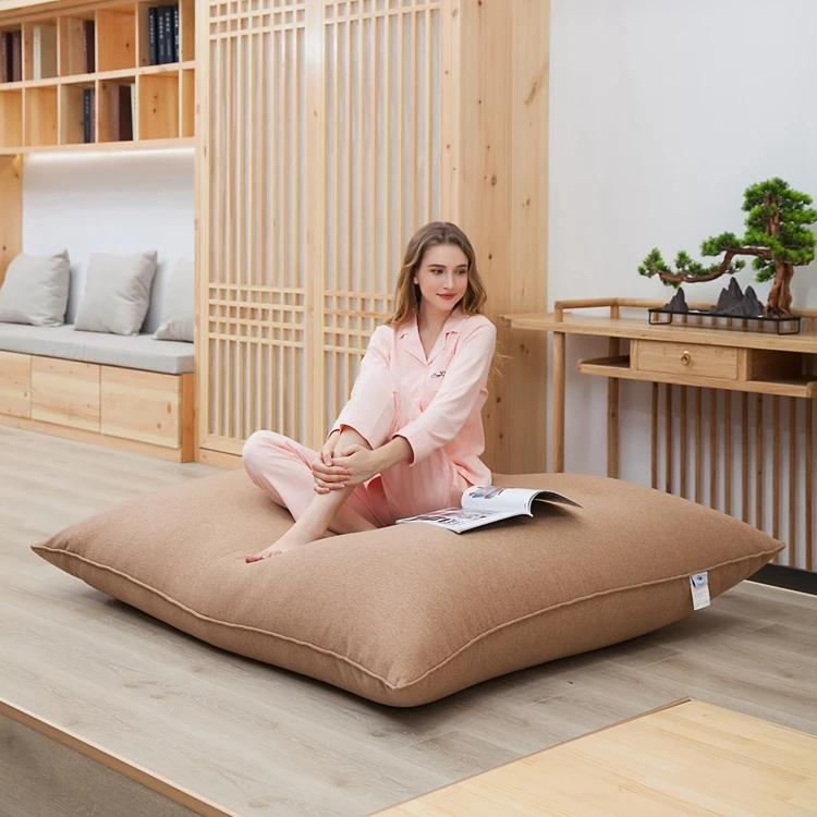 Waterproof Soft Bean Bag Solid Color Oxford Chair Cover Zipper Beanbag living Room Sofa Bean Bed