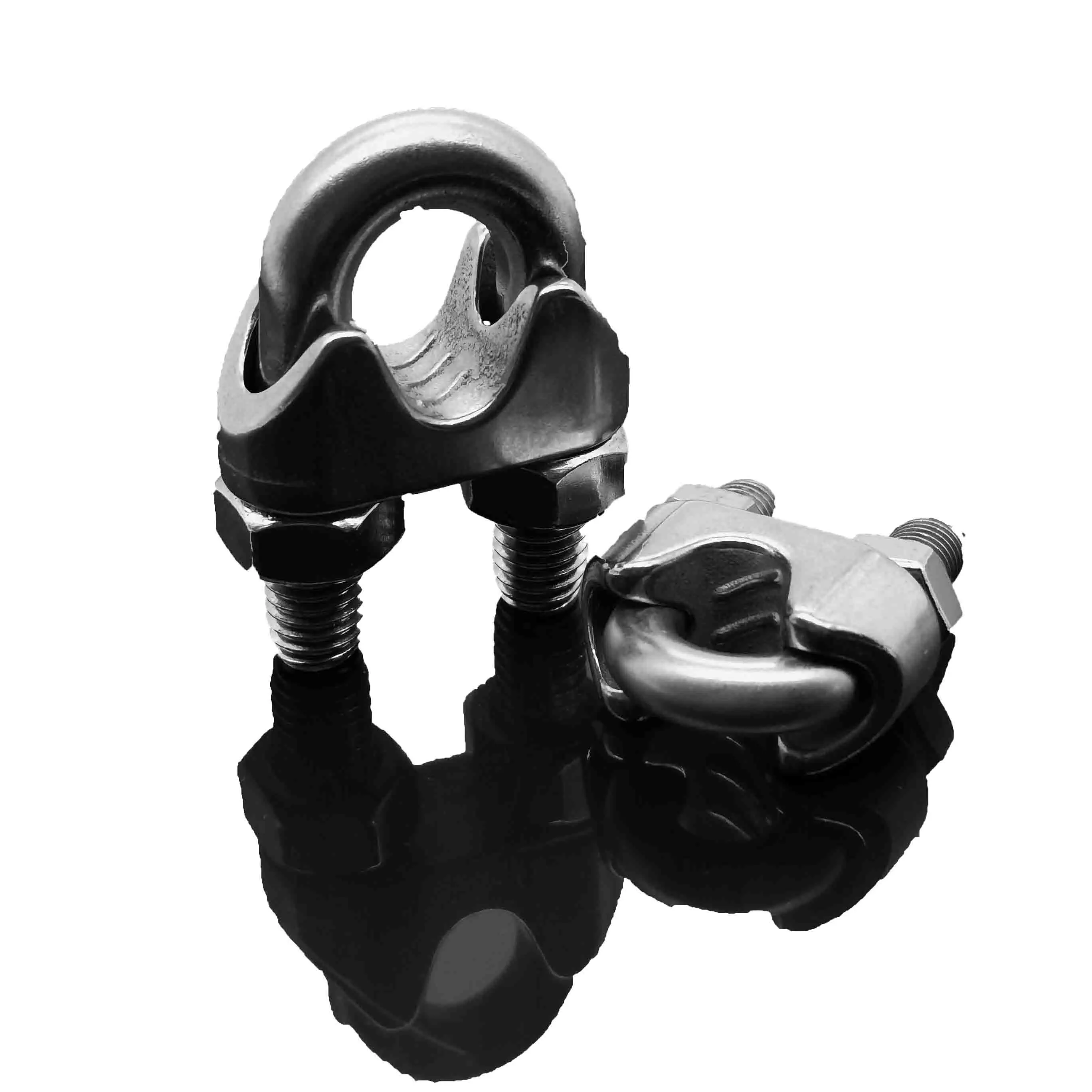 Stainless Steel 304 316 Wire Rope Clamp Din741 Galvanized Wire Rope Clips