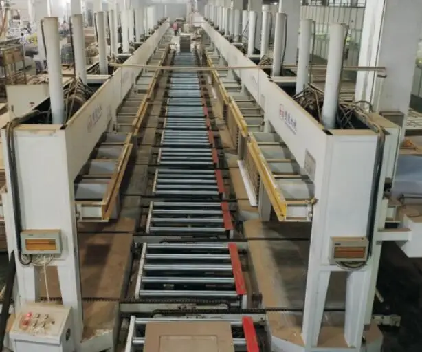 Floor roller conveyor High performance pallet roller track Fully automatic pallet conveyor for pallet storage