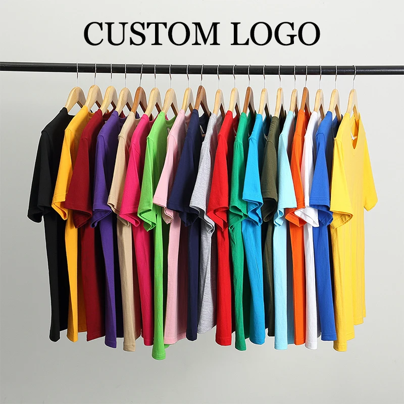 Unisex Tri-Blend 100% Cotton Plain T-Shirt Heat Transfer Bulk Short Sleeve T-Shirts Custom Sizes Customer Logo Print Pattern