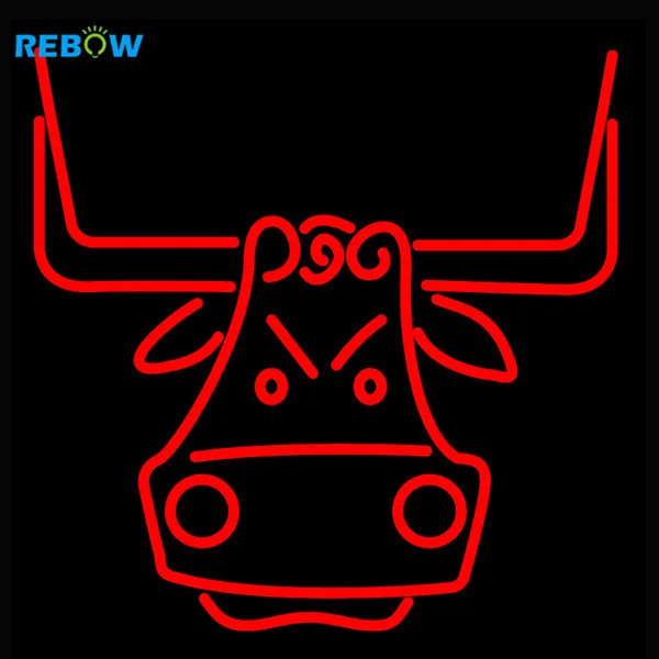 Good Vibes Vintage Mini Flex Red Bull Merry Christmas Neon Sign