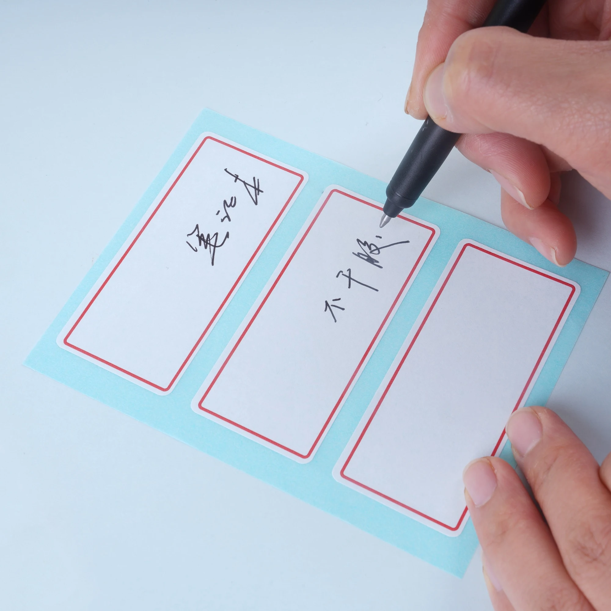 Easy Writing and Peeling Classroom Teacher Supplies White or Custom Printed Color Self Adhesive Paper Stationery Label