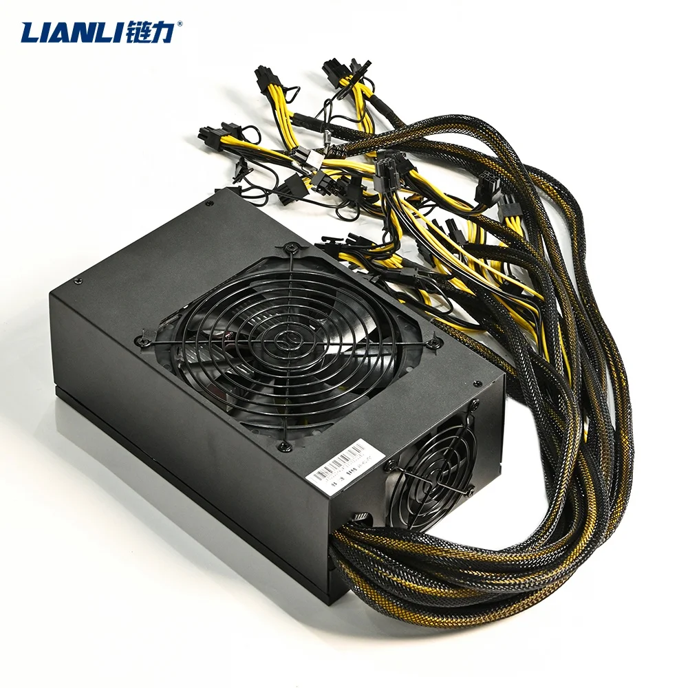 Блок питания с широким диапазоном напряжения 2000 Вт высокомощный импульсный источник 110-240 В до 12 адаптер 8 графических