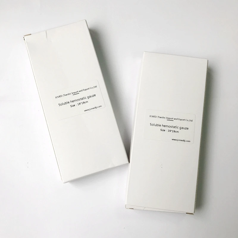 JCMED Dental care Dressing Soluble Hemostatic Gauze Dental Dressing