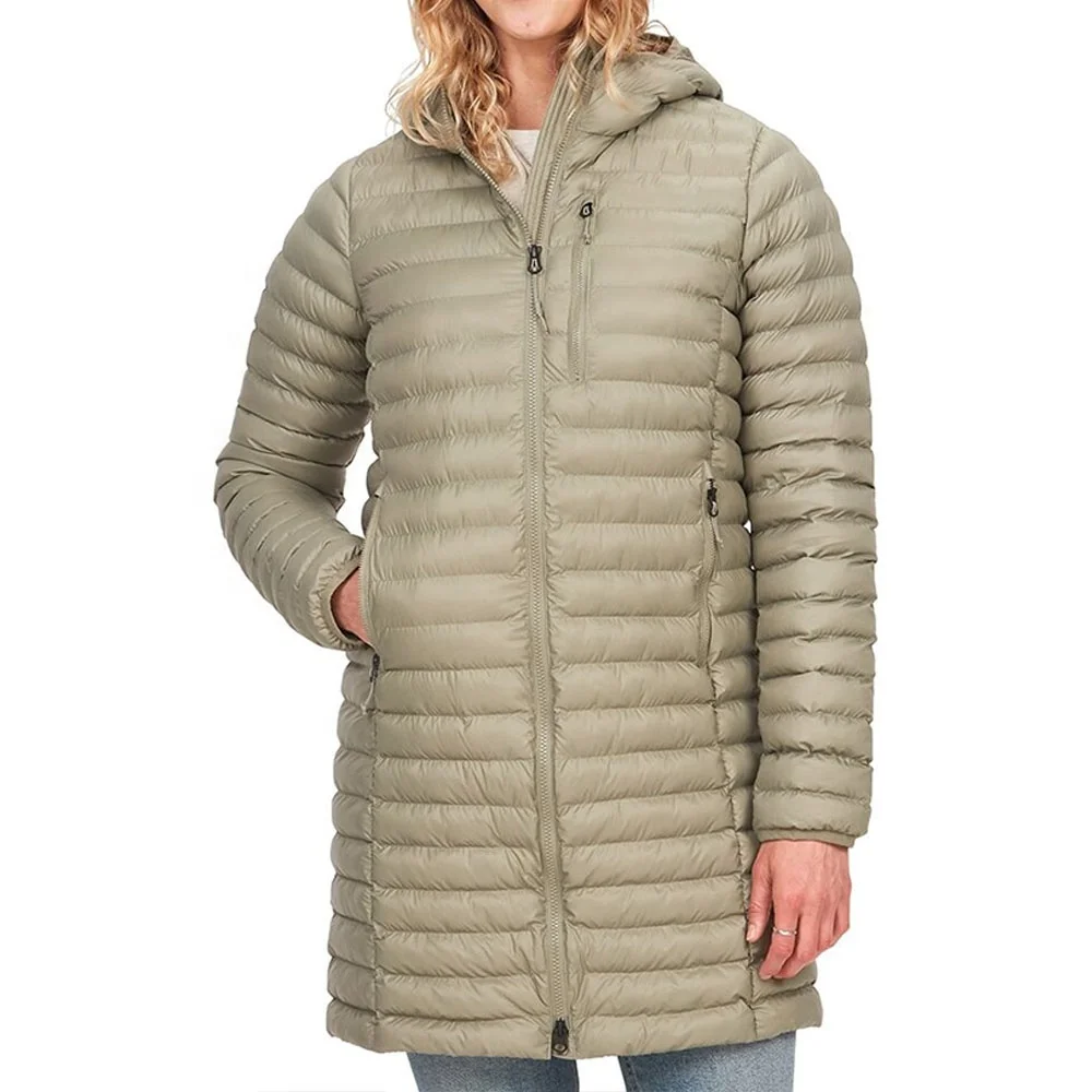 Autumn and Winter Women parka 650 fill thick long puffer down jacket new trendy Winter fashion breathable parkas coats