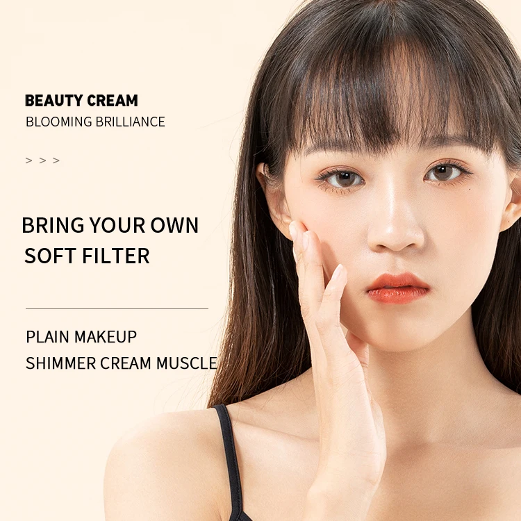 Bioaqua OEM Private Label Waterproof Makeup Foundation Oil Control Whitening Concealer Beauty Makeup Base Cream