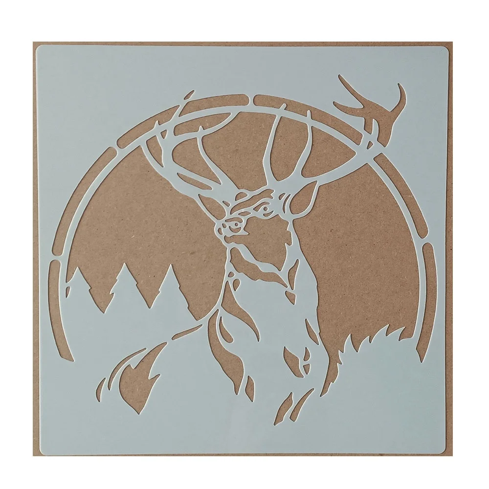 Manufacturer animal wall painting stnecils for painting large pattern wall decor decorating stencils for walls