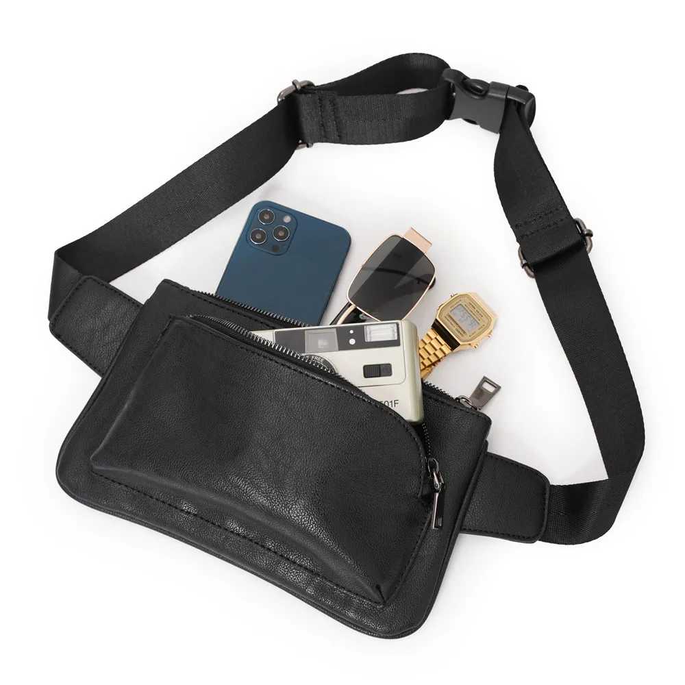 Custom mobile phone purse man messenger bags high quality crossbody sling bag chest bags for men