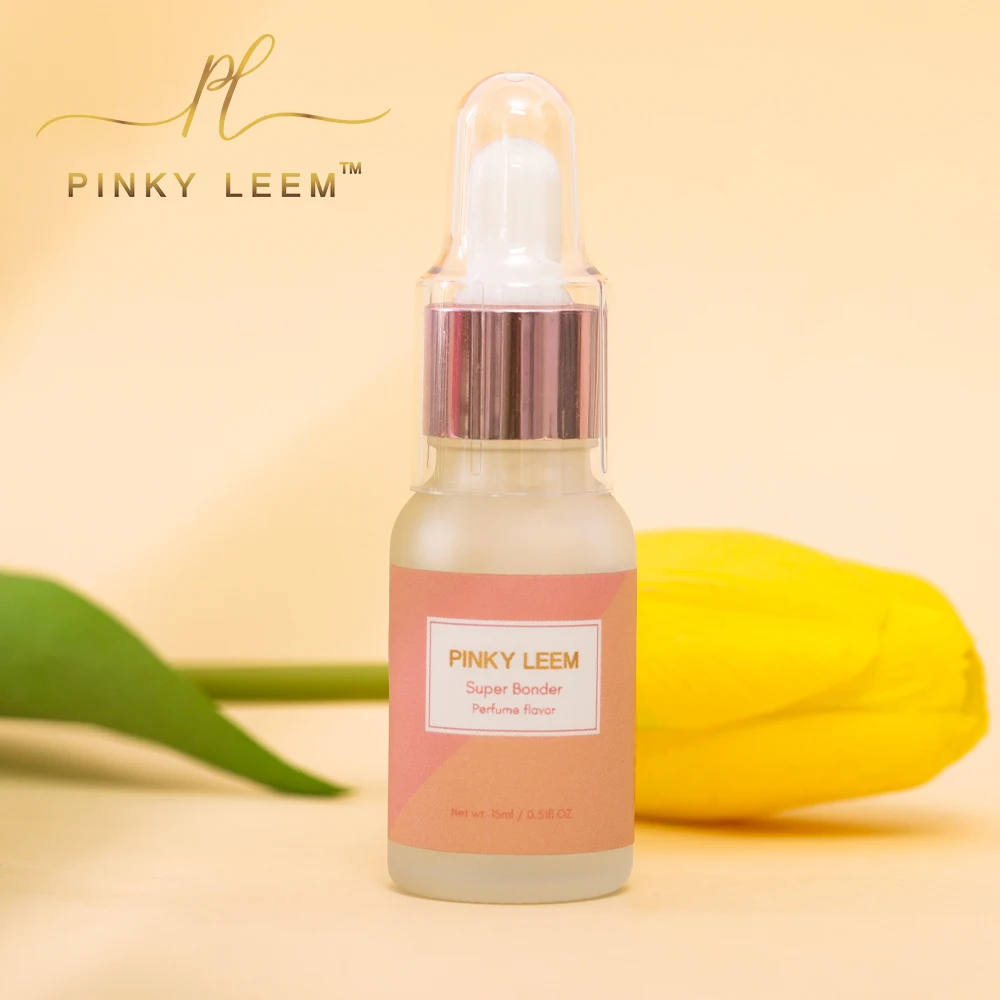 Pinky Leem  Private Label superbonder Alcohol Free Glue Accelerator scent for cluster diy lashes bond and seal lash glue