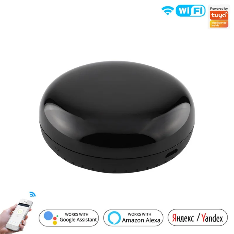 Tuya Smart Home Wifi TV Smart IR Blaster Universal Remote Control with Alexa GH for Air Conditioner