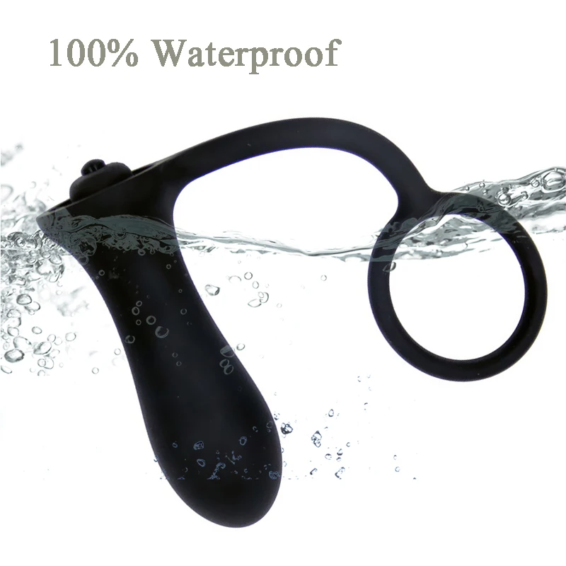 
Silicone Male Climax Delay Prostate Massager Anal Vibrator Sex Toys for Men Erotic Toys Anal Cock Ring Sex Products 