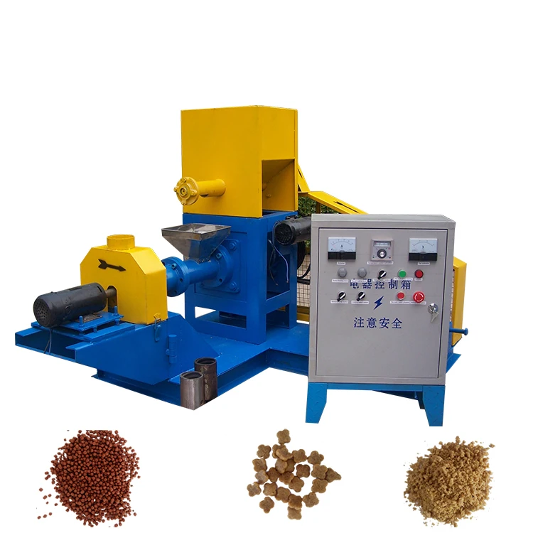 Low Cost Floating Fish Food Small Electric Scale Floating Fish Feed Pellet Extruder Maker Machine