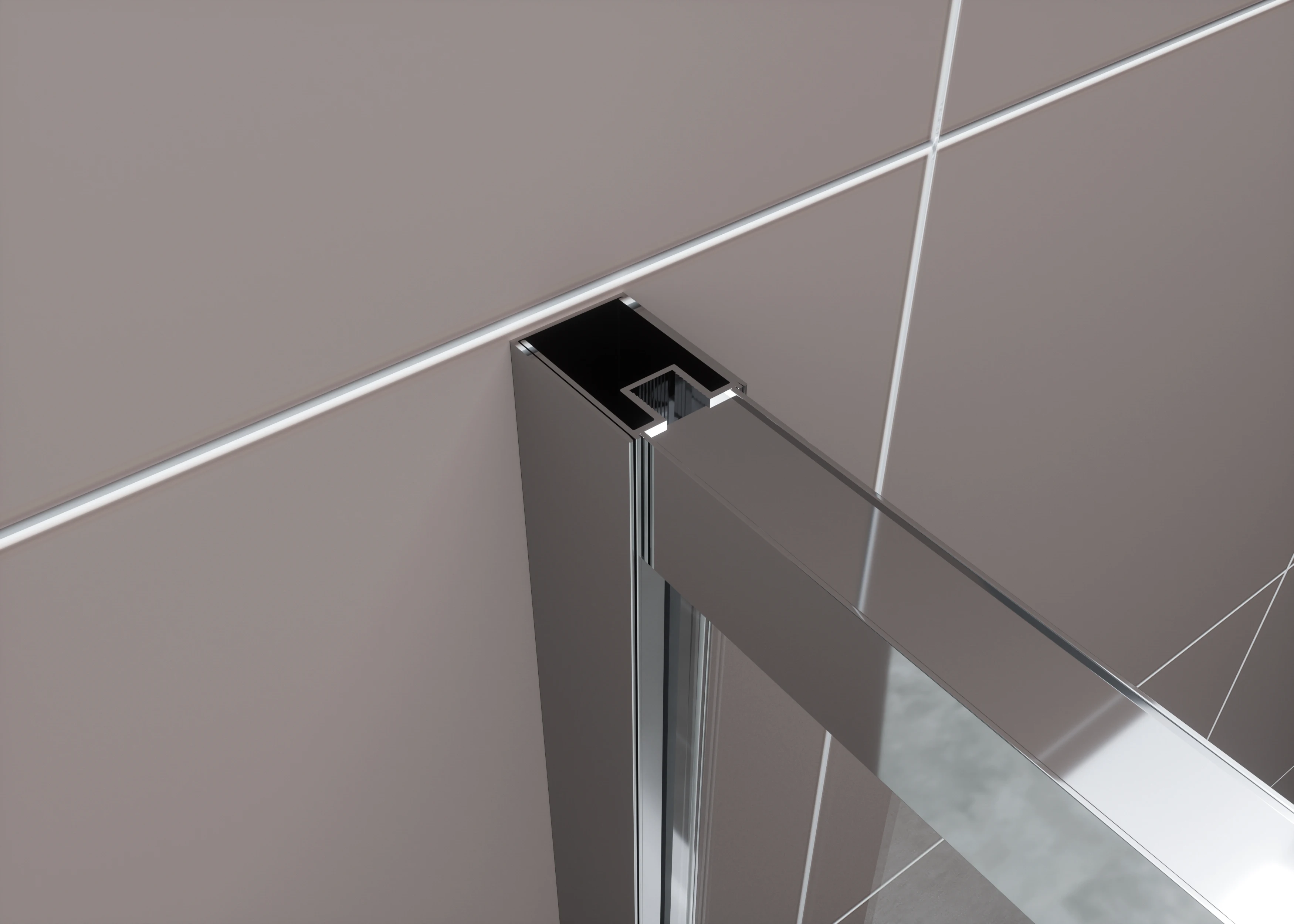 Pivot glass shower doors Tempered glass door Shower enclosure