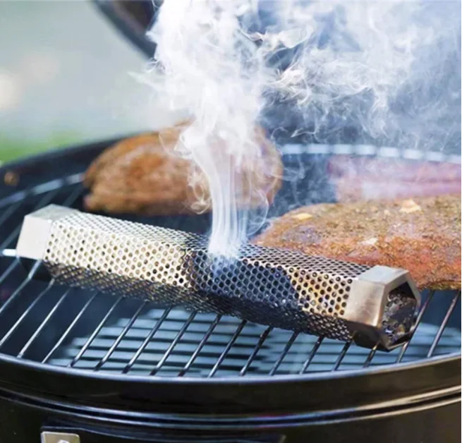 Portable Barbecue Pellet Smoker Tube Stainless Steel Smoke Generator