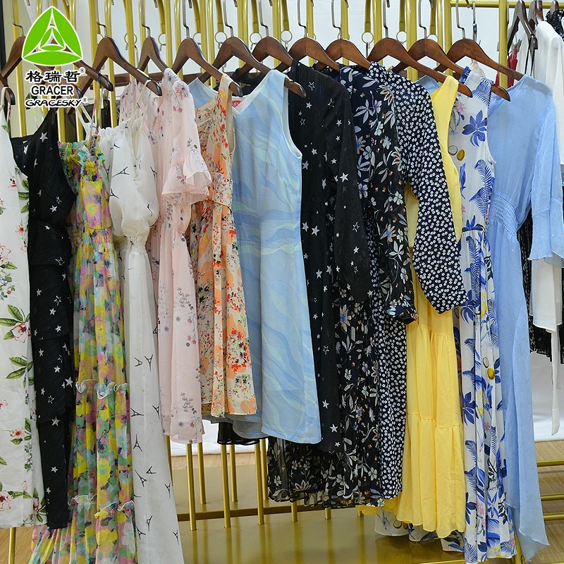 Одежда для женщин Ukay Korean корейские тюки фабричное платье 100 кг японская