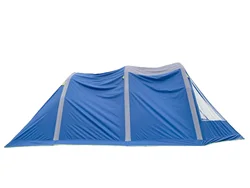 OEM 3 season outdoor waterproof big air pole  3 person 1 room camping tunnel inflatable tent