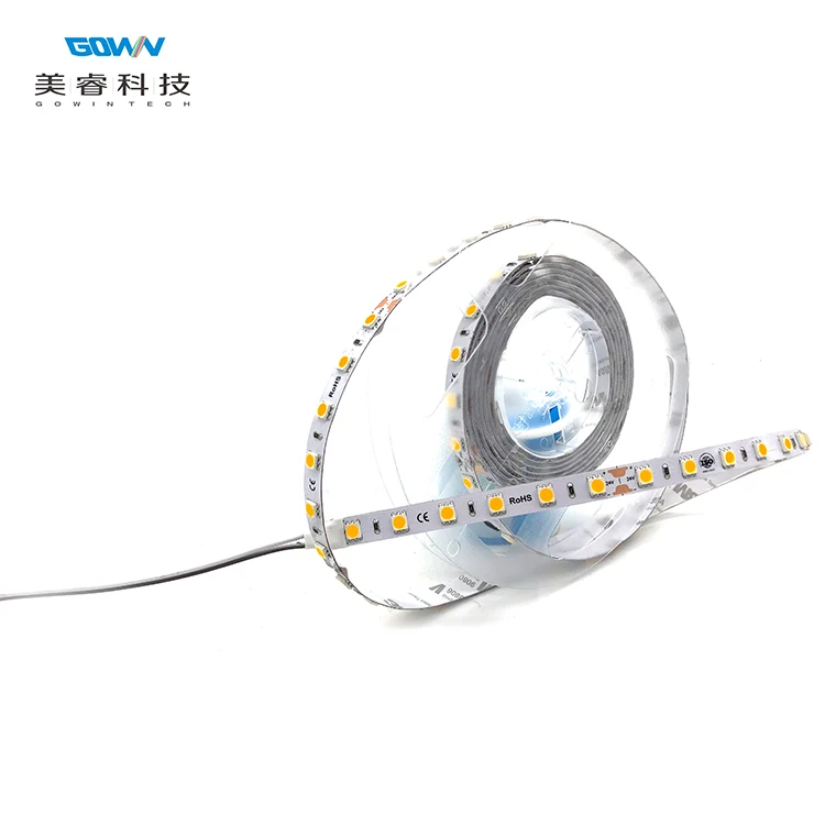 China Manufacturer High Efficiency Waterproof Flexible 12V 24V Dc SMD5050 Bright Led Tape Strip Light