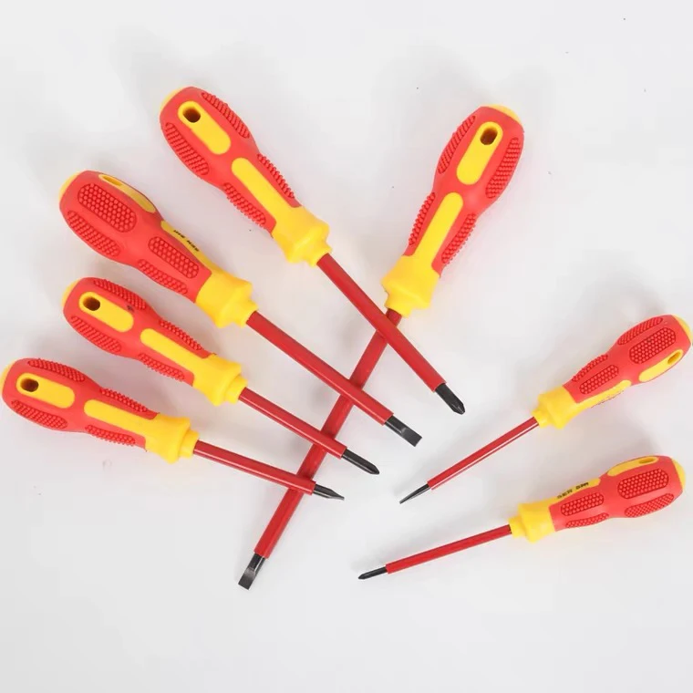 Insulated screwdriver set Slotted Phillips screwdriver set 7 Piece Screwdriver Set with Tool Kit