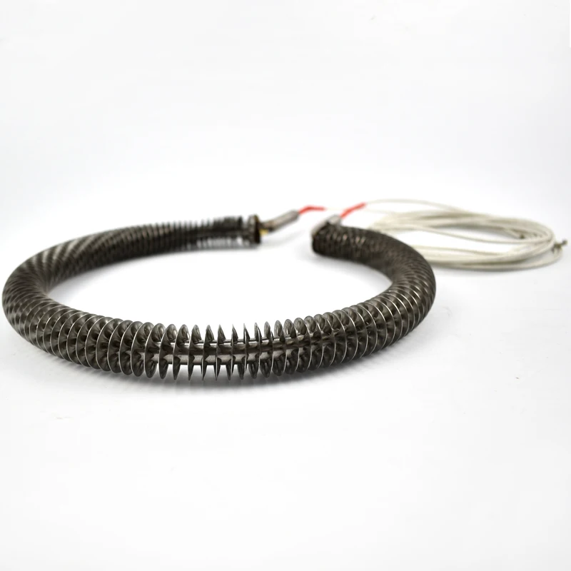 400v 1900w Stainless Steel Resistance Source Type Tubular Electric Air Coil Finned Air Dry Heater Heating Tube Elements