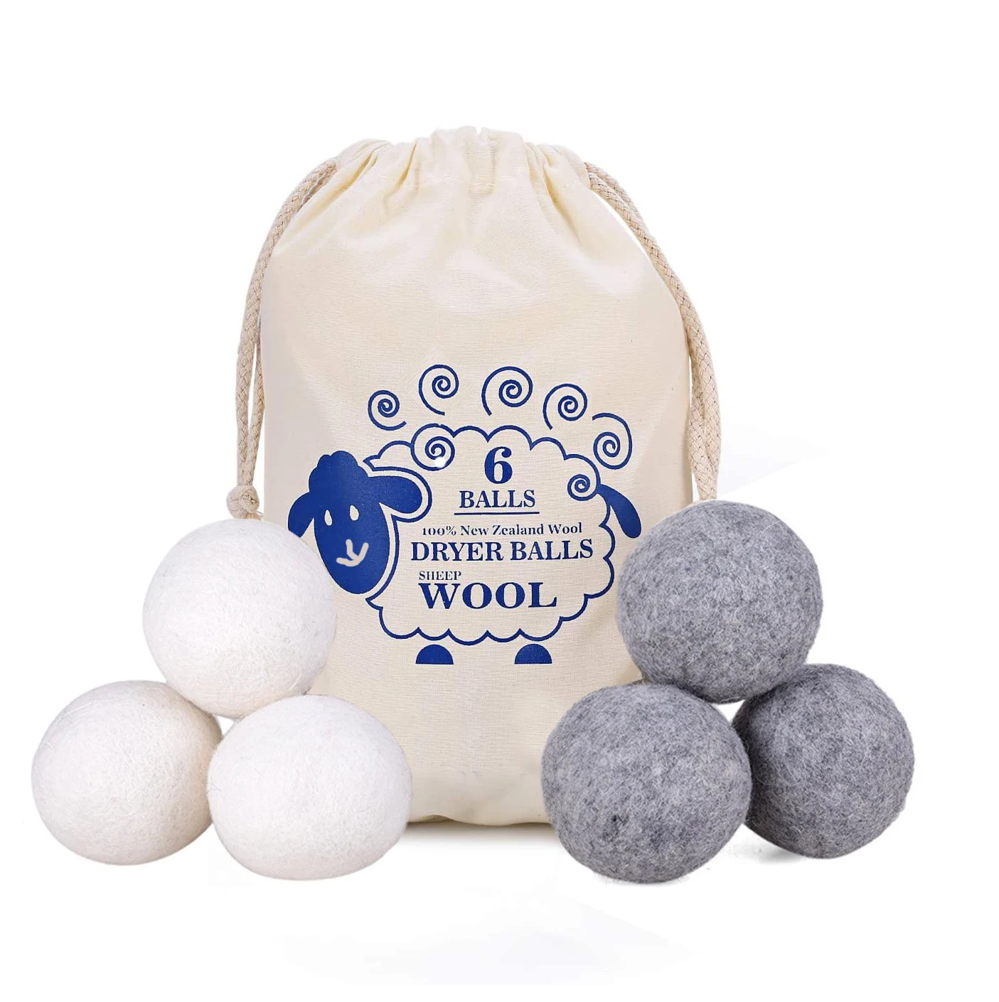 Best selling products 2022 in usa amazon eco new zealand wool laundry ball