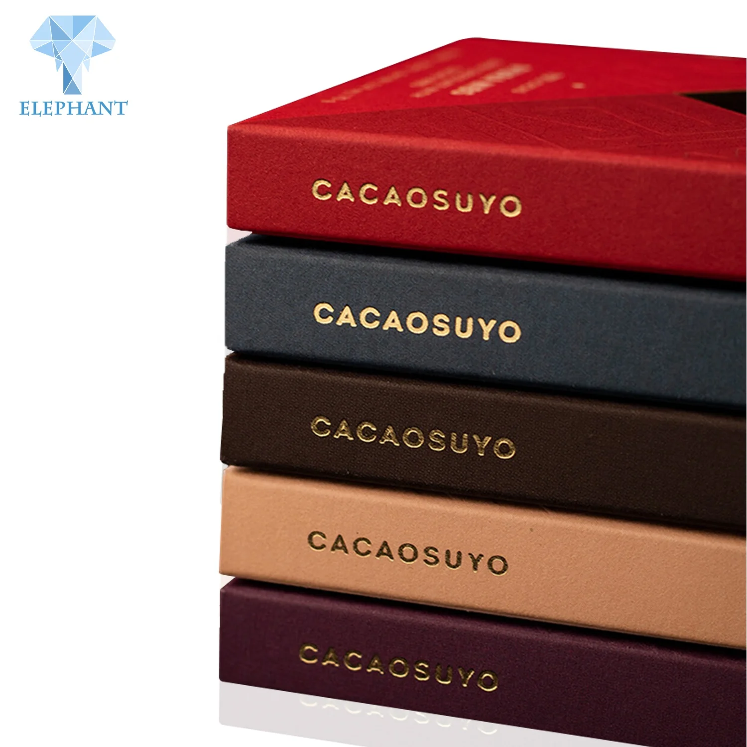 Custom Logo Premium Luxury Gold Food Grade Sweet Folding Chocolate Bar Packaging Box