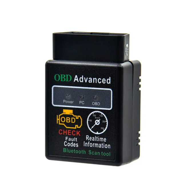 Высококачественный HHOBD Расширенный ELM327 OBD2 V2.1 считыватель кодов Сканер для автомобильного диагностического инструмента ELM 327 V2.1 V1.5