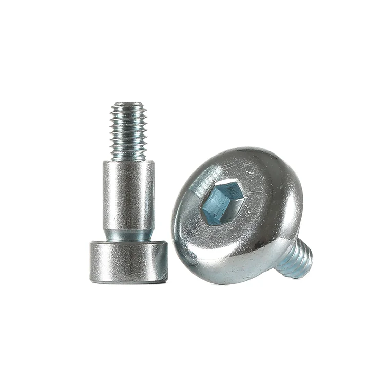 Manufacturer supplier stainless steel Copper Brass Aluminum Brass Socket Head Shoulder Captive Screw