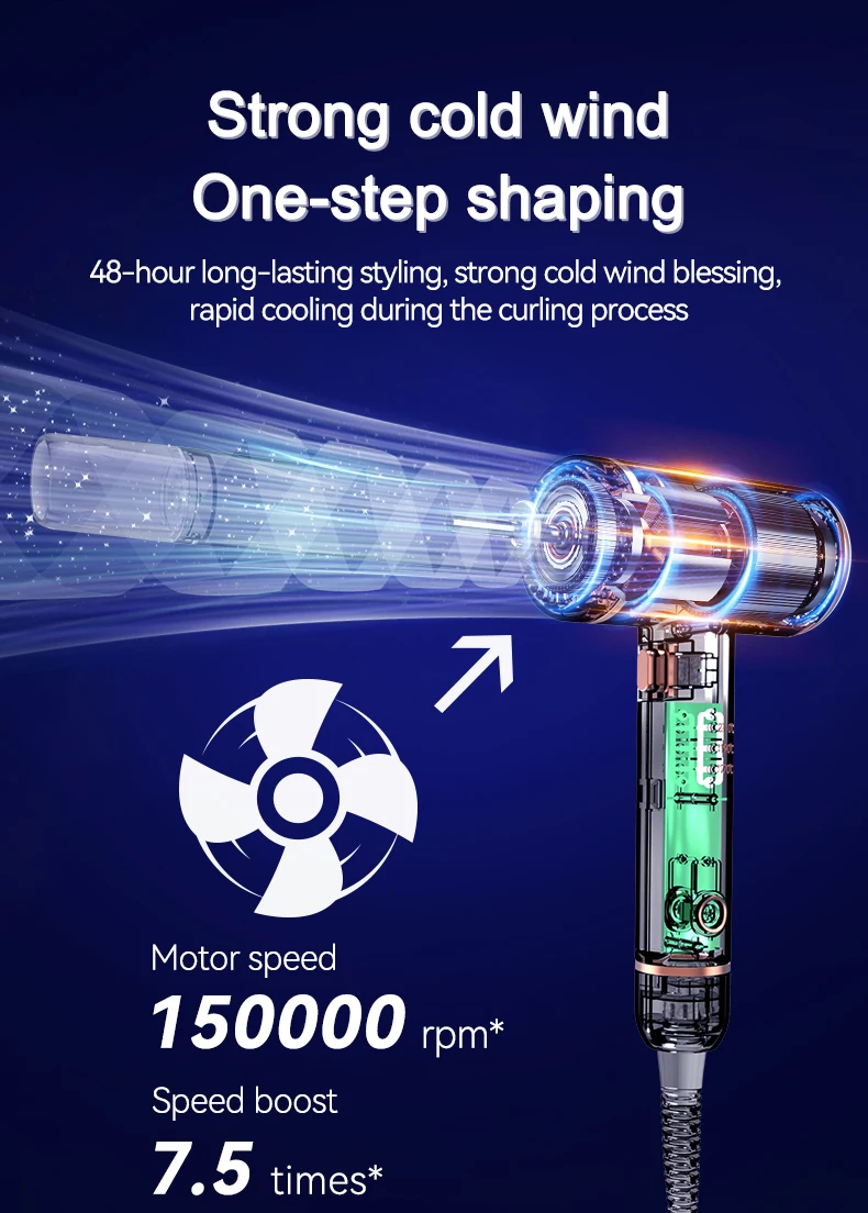 Lescolton Top Quality Smart Hair Curler Machine LS-083 Shine nice mini automatic wave cold wind styling curling Iron