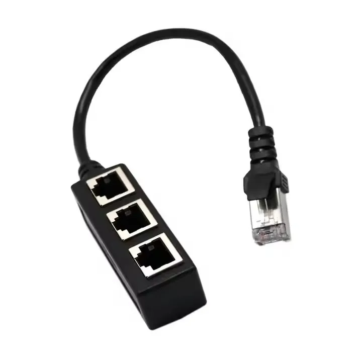RJ45 Ethernet 1-3 порта LAN Splitter адаптер Кабельные сетевые разъемы