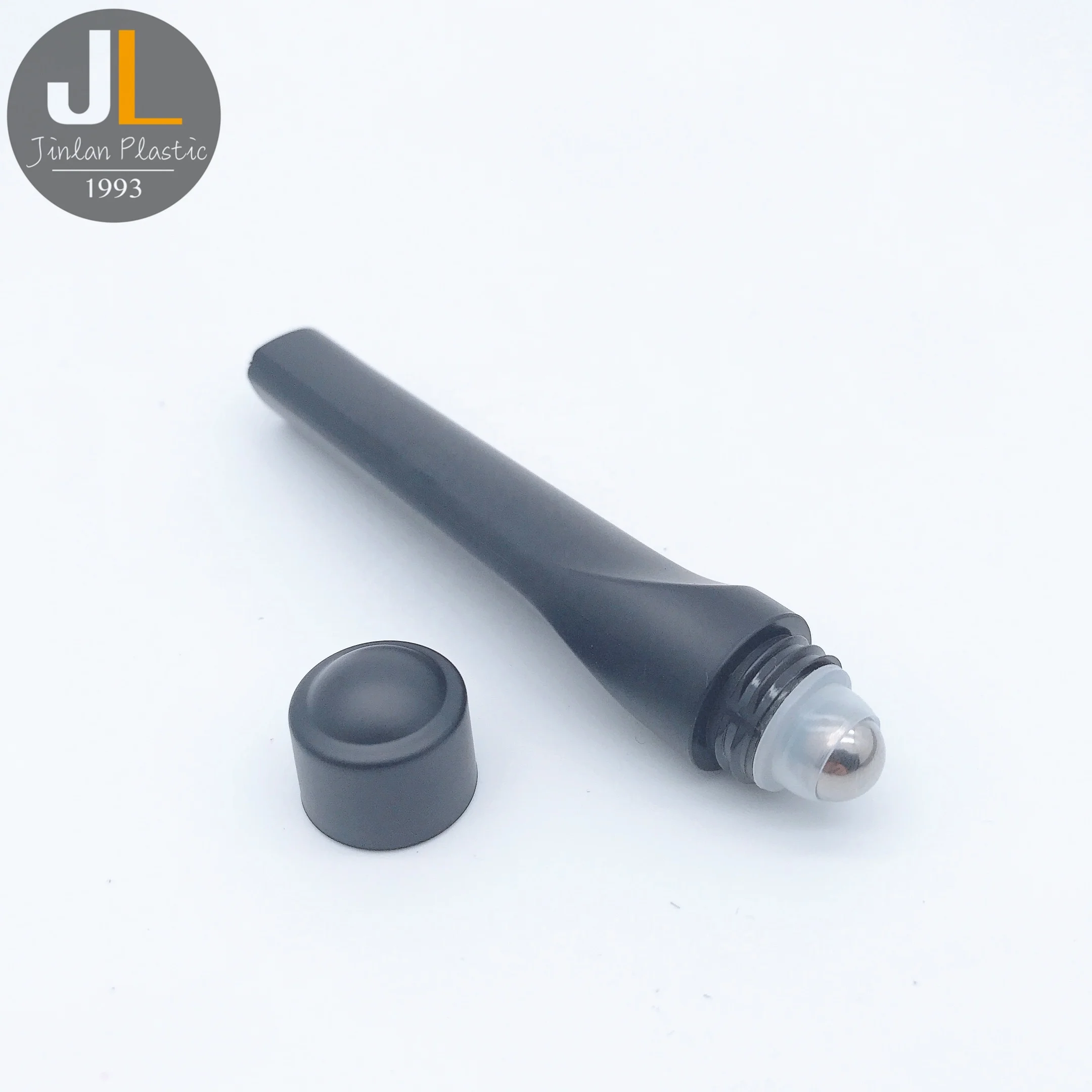 Customized Logo Eye Cream Black Tube Factory Price Roller Acrylic Cosmetics Plastic Container Squeeze Bottle