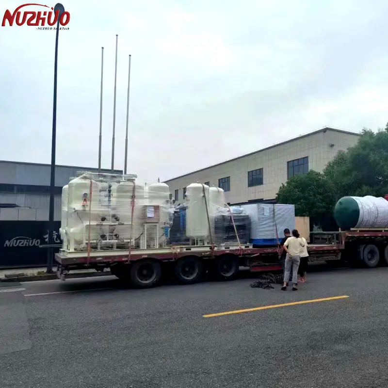 NUZHUO Factory Best Price Oxygen Separation Plant CE/ISO Certified 3-200Nm3/h O2 Generating Machine