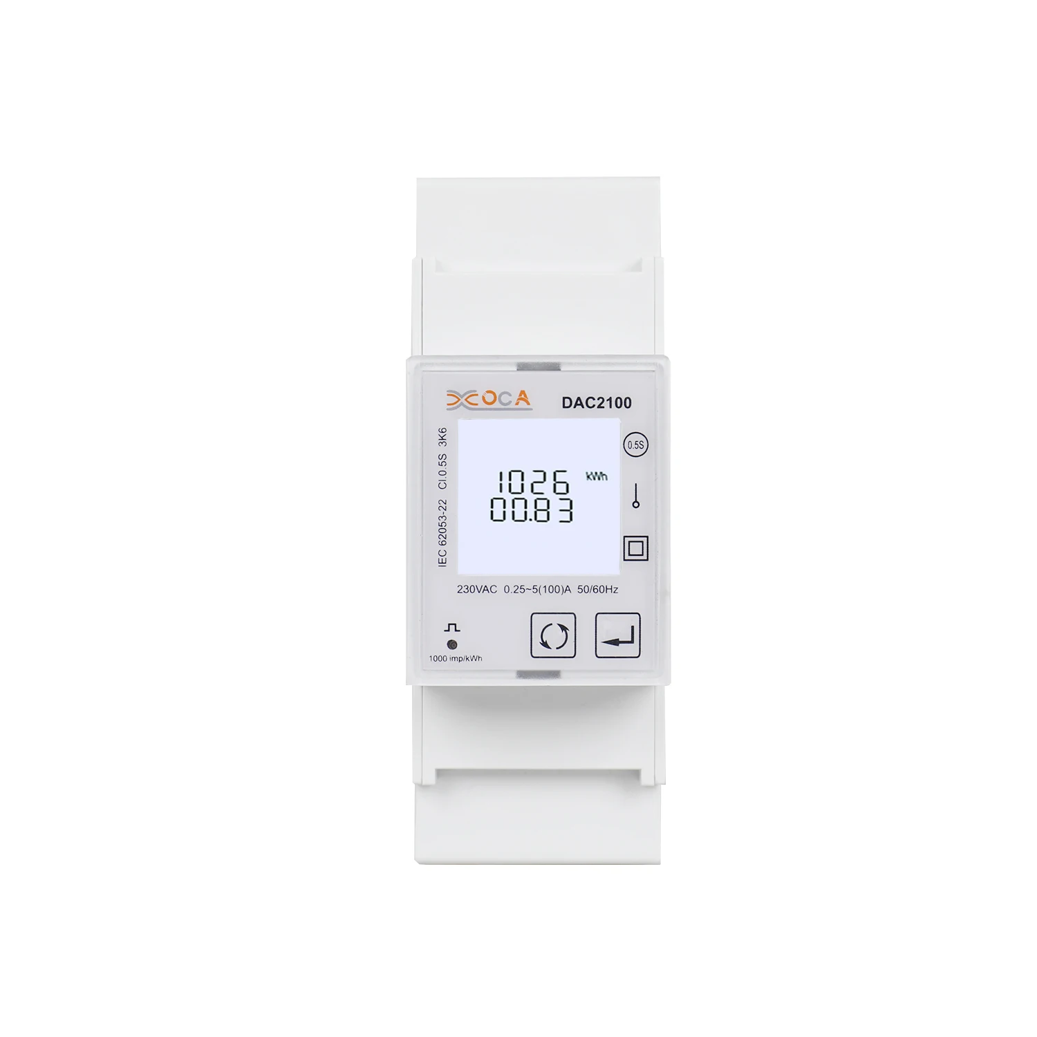 2021 Новые поступления, измеритель энергии на Din-рейку Modbus DAC2100, измеритель энергии Modbus
