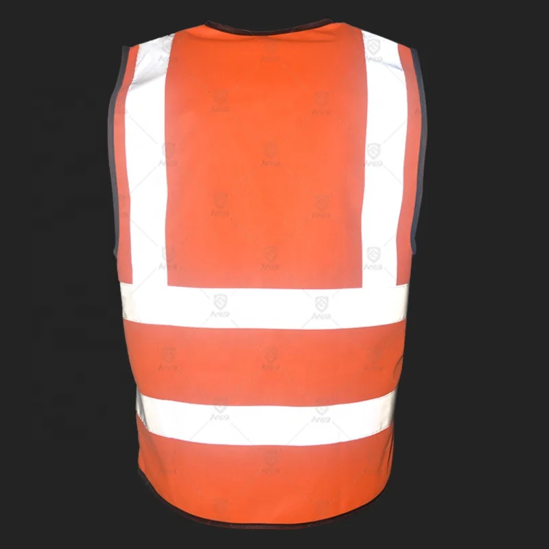 Reflective Logo Customized Hot Sale Multiple Security Workwear Hi Vis Reflective Vest Multi Pockets Workwear Vest