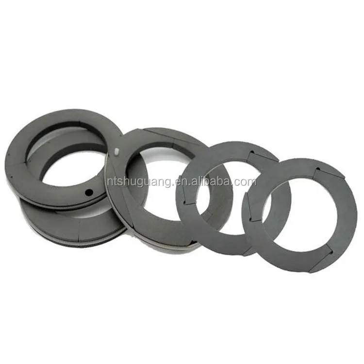 Coal mill carbon graphite seal ring industrial split seal ring Segmented carbon ring