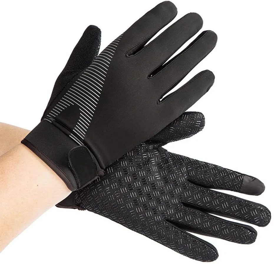Outdoor Touch Screen Gloves Breathable Fabric Outdoor Sports Keep Warm Motor Riding Gloves