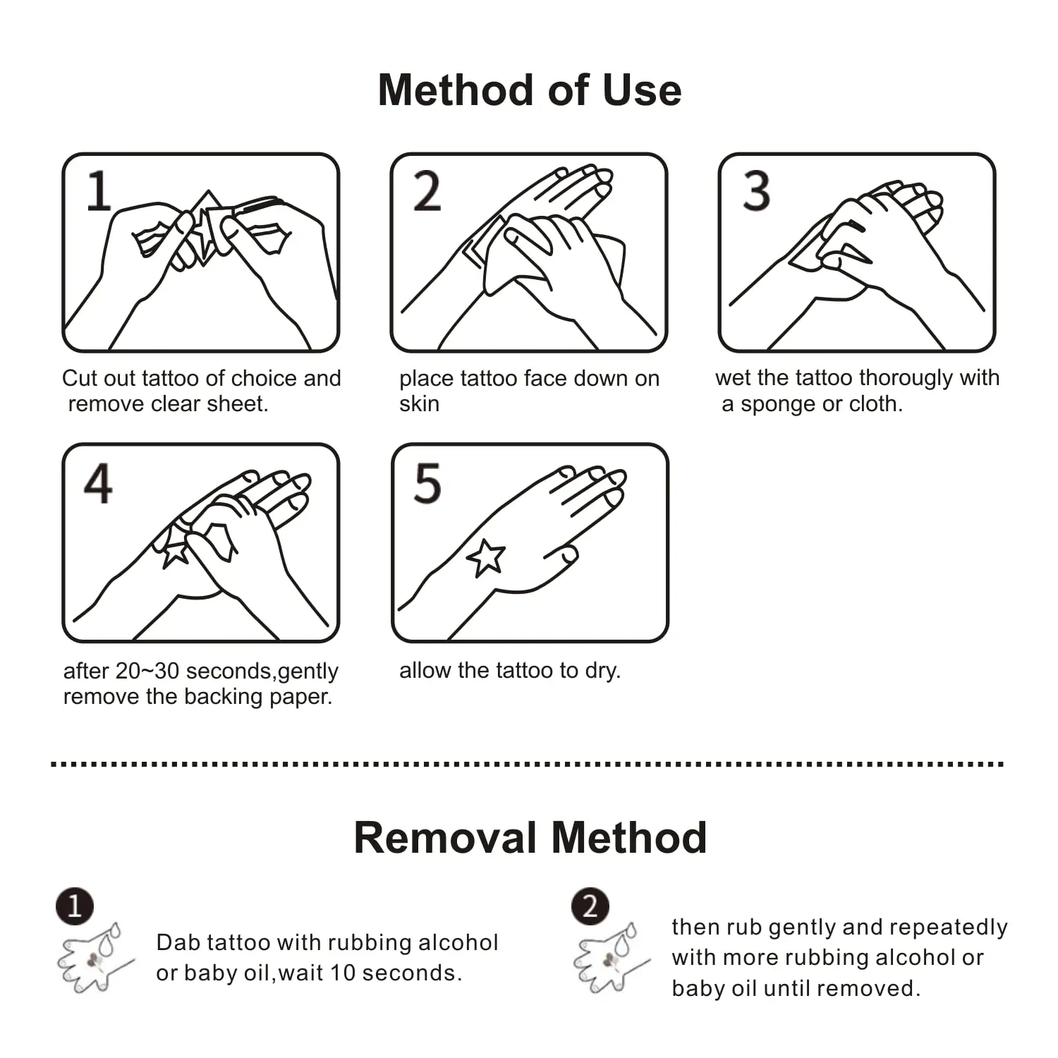 Personalized Custom Water Transfer Waterproof Temporary National Country Flag Tattoo Stickers