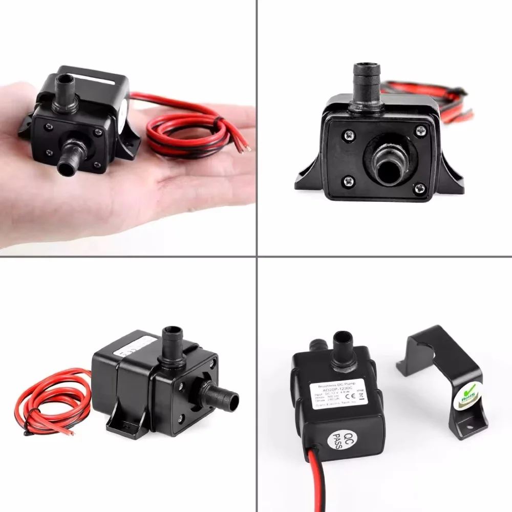 High Flow 3M- 15M 12v Water Pump 12 Volt DC Mini Water Pump Multifunctional Submersible DC Pumps