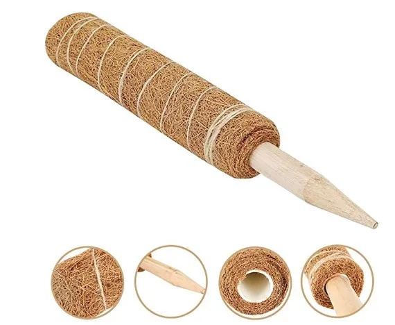 tension pole 30 40 50 cm green rose stick coconut palm stick plants climbing frame factory direct sale