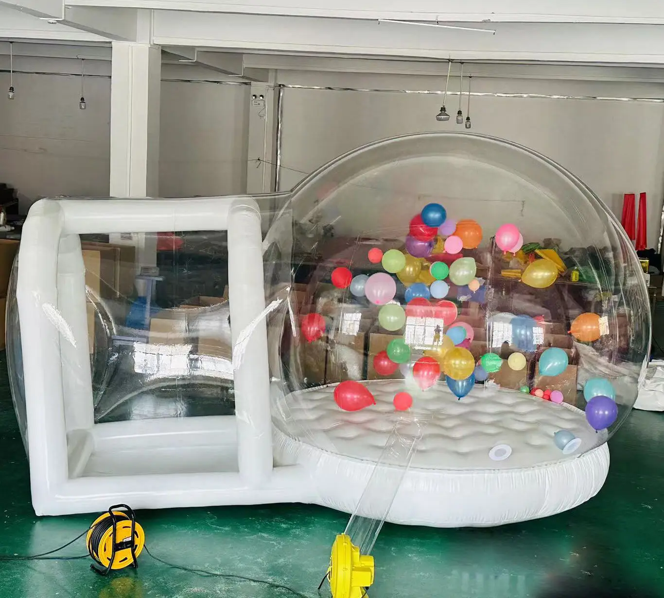Giant Clear Crystal Igloo Dome Bubble Tent Transparent Inflatable Balloons House