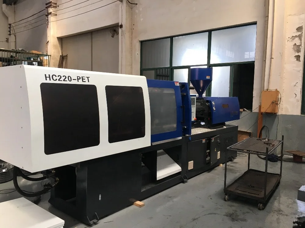 haichen servo motor hot runner plastic pet preform bottle making injection molding machine