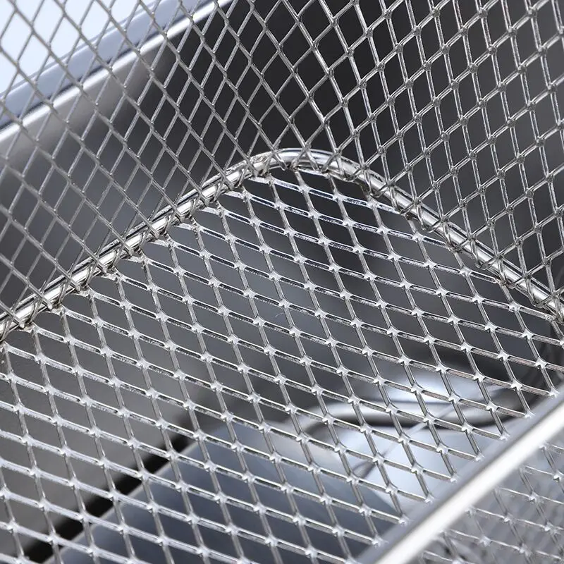 Household Manual Power Source 3L Stainless Steel Electric Deep Fryer Hot Dogs Small Chips Square Basket Small Potato Fryer US