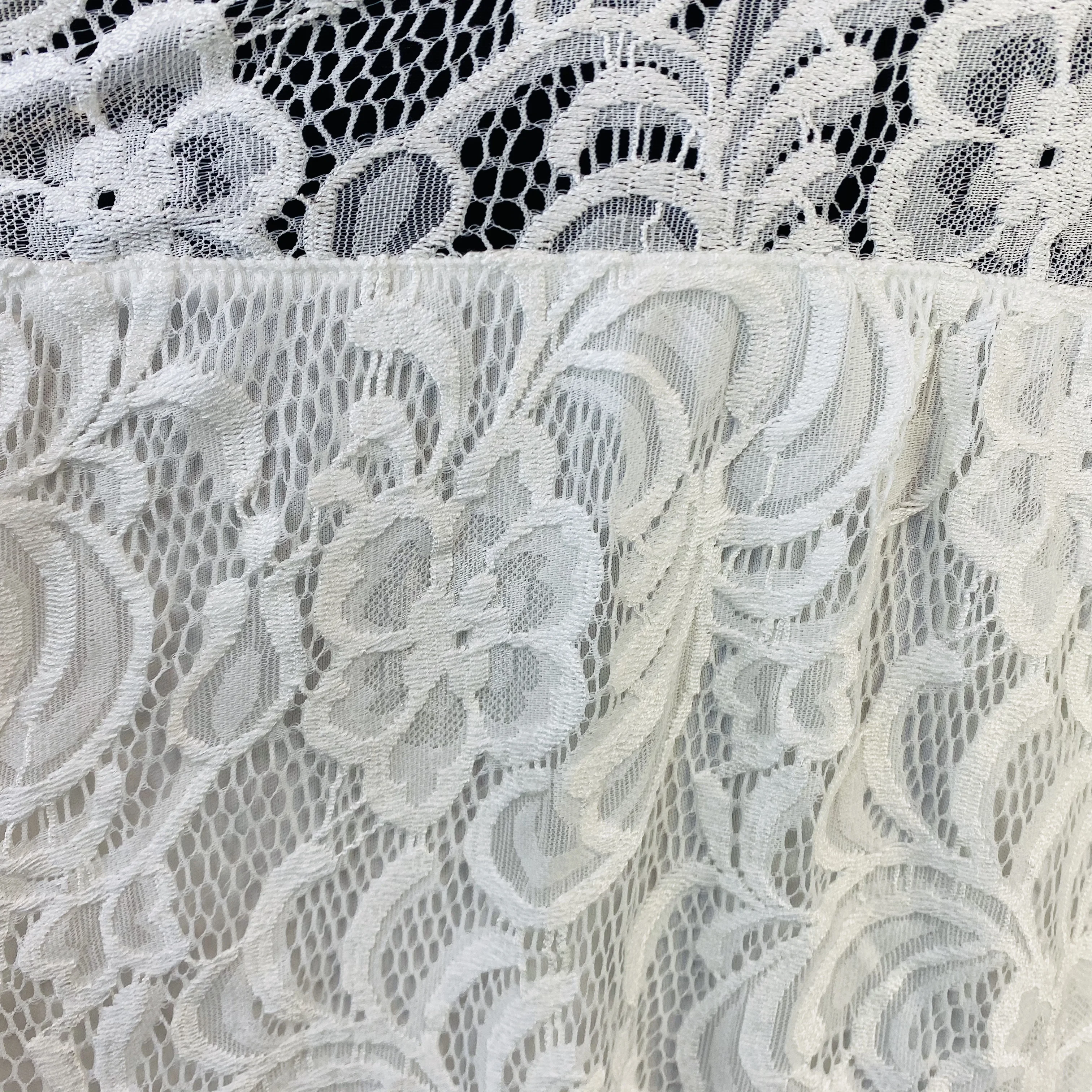 
Women Casual Flutter sleeve Flower Lace Plus size Blouse 