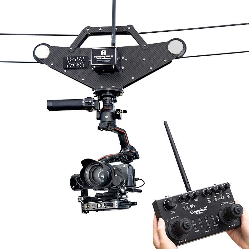 FlyingKitty FM6 III remote control cablecam shooting system filming tv live show equipment for DSLR dji ronin