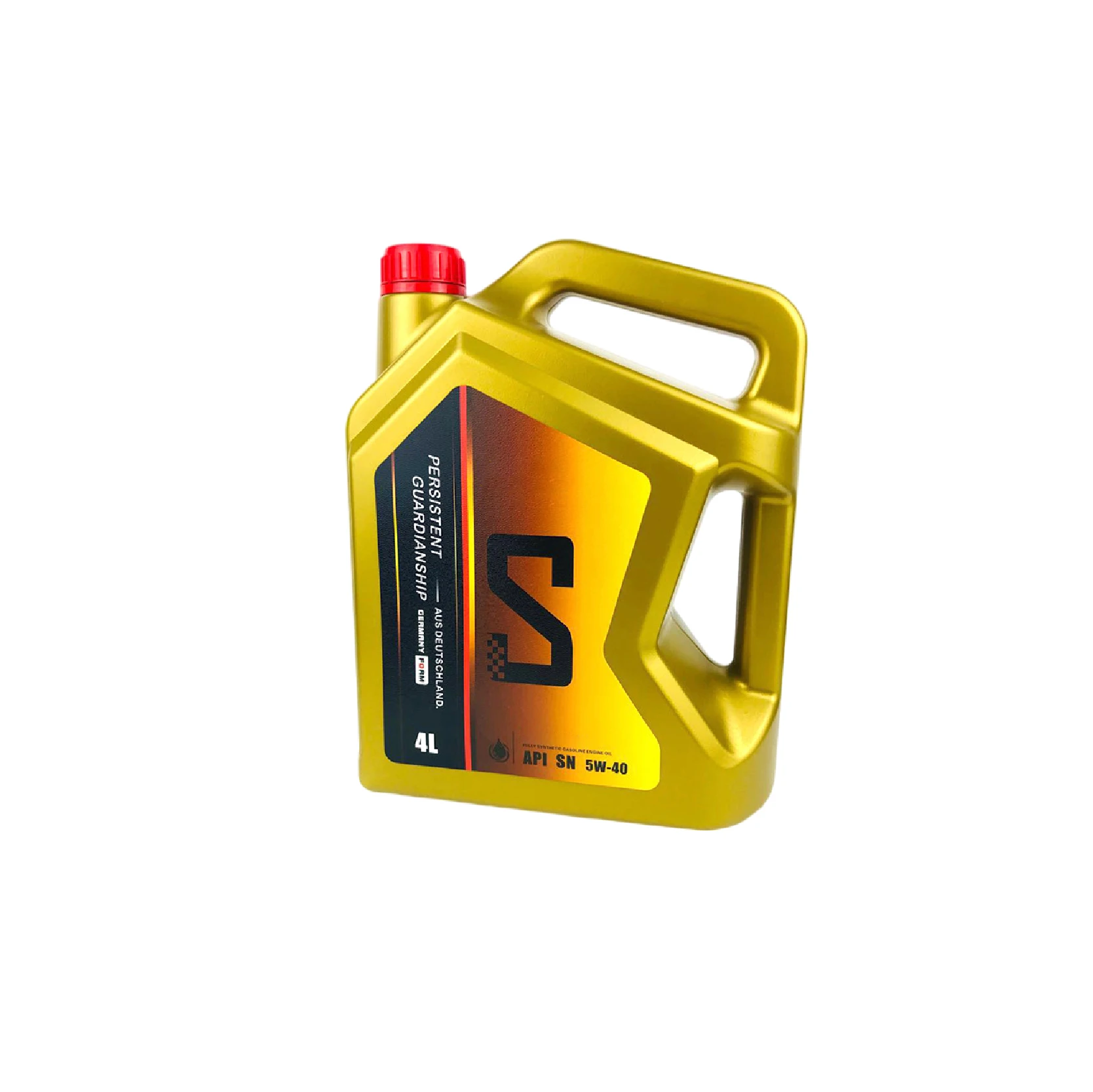 Empty engine oil plastic bottle 4L oil bottle with screw cap