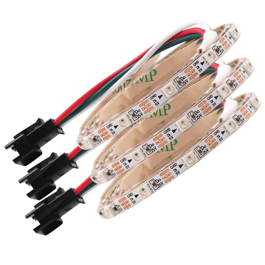 SMD5050 Individually Addressable RGB Led Strip Ws2812B 30/60/144 Led Pixel Strip Light
