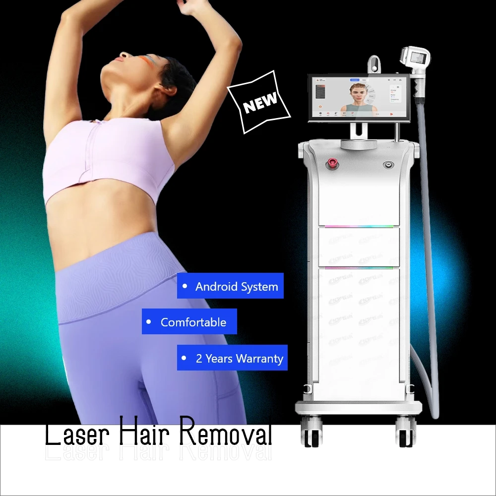 New Technology Medical Diode Laser 808m TEC Cooling System Laser Hair Removal Diode Laser Machine