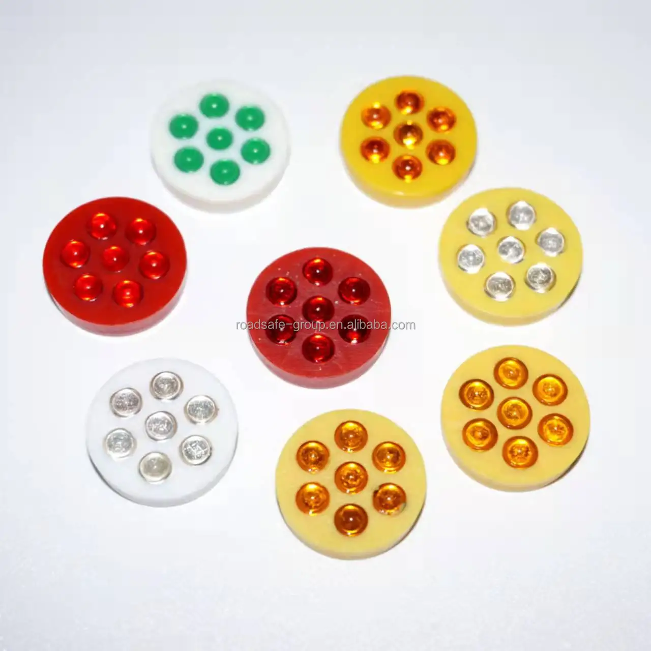 Светоотражающая панель «кошачий глаз» высокая яркость стеклянные бусины отражатель 7 стеклянных бусин отражающая