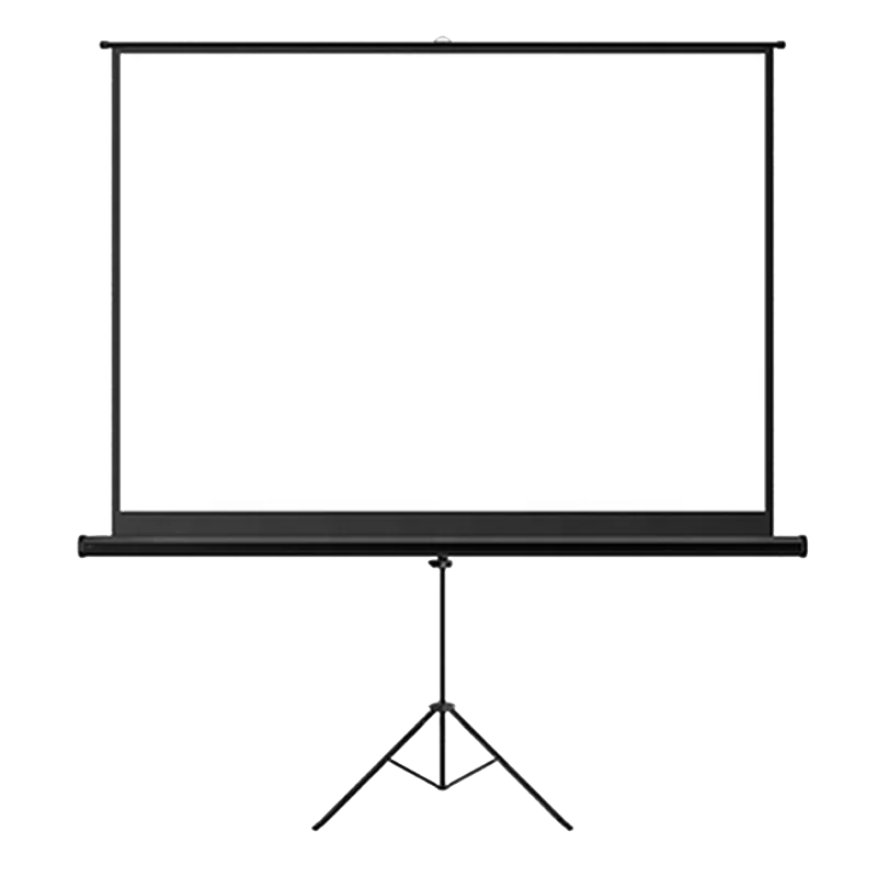 Portable 16:9/1:1/ 4:3 projection screen 60-120 inch Matt White HD Tripod frame Projector Screen For Home Movies